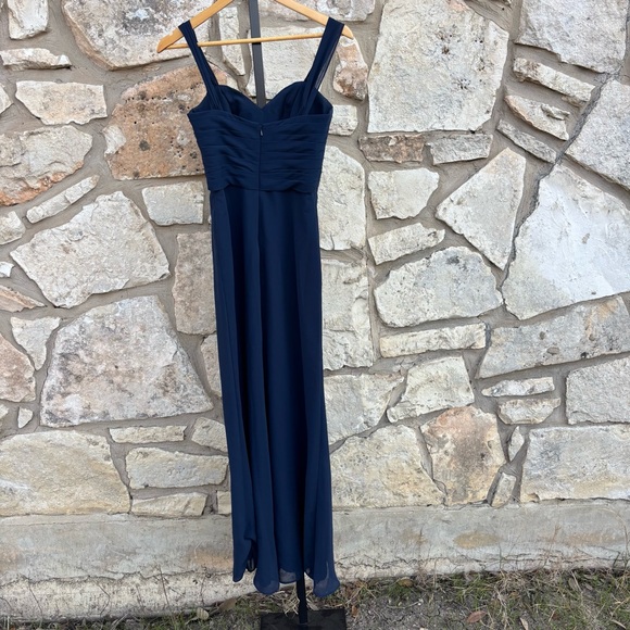Sorella vita navy blue bridesmaid dress size us 4 - Picture 2 of 6